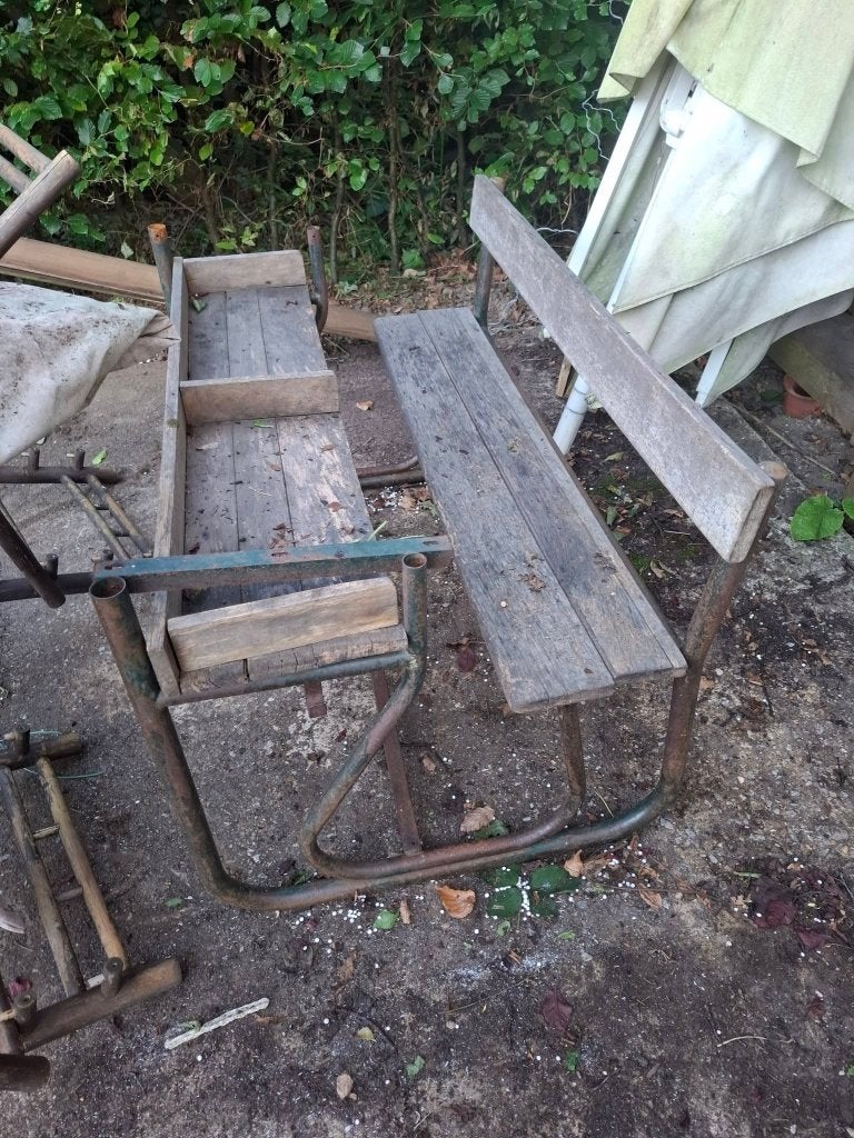 Vintage Lessenaar, Ophalen, Gebruikt, Zitmeubel