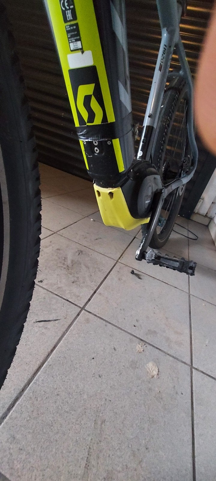 Scott e mtb, Ophalen