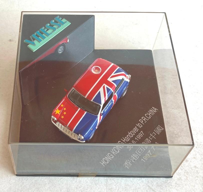 Mini Cooper Hong Kong Handover Vitesse V012N., Hobby & Loisirs créatifs, Voitures miniatures | 1:43, Enlèvement ou Envoi, Comme neuf