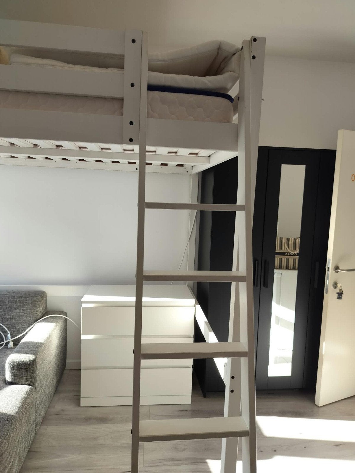 hoogteslaper, Huis en Inrichting, Ophalen, Gebruikt, Hoogslaper, 140 cm