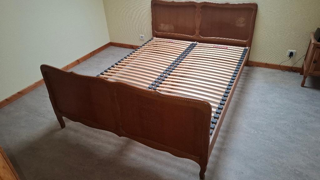 tweepersoonsbed, 140 cm, Brun, Enlèvement, Utilisé
