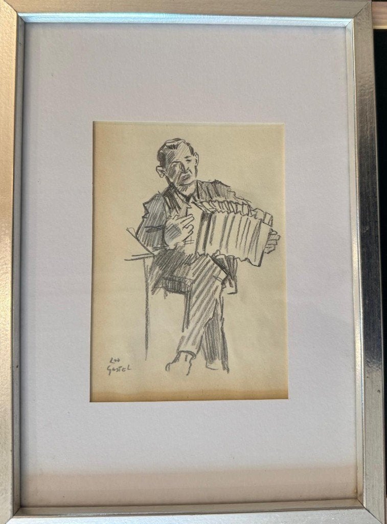 Leo Gestel  Potloodtekening   Gesigneerd, Antiek en Kunst, Kunst | Schilderijen | Klassiek, Ophalen, Gesigneerd