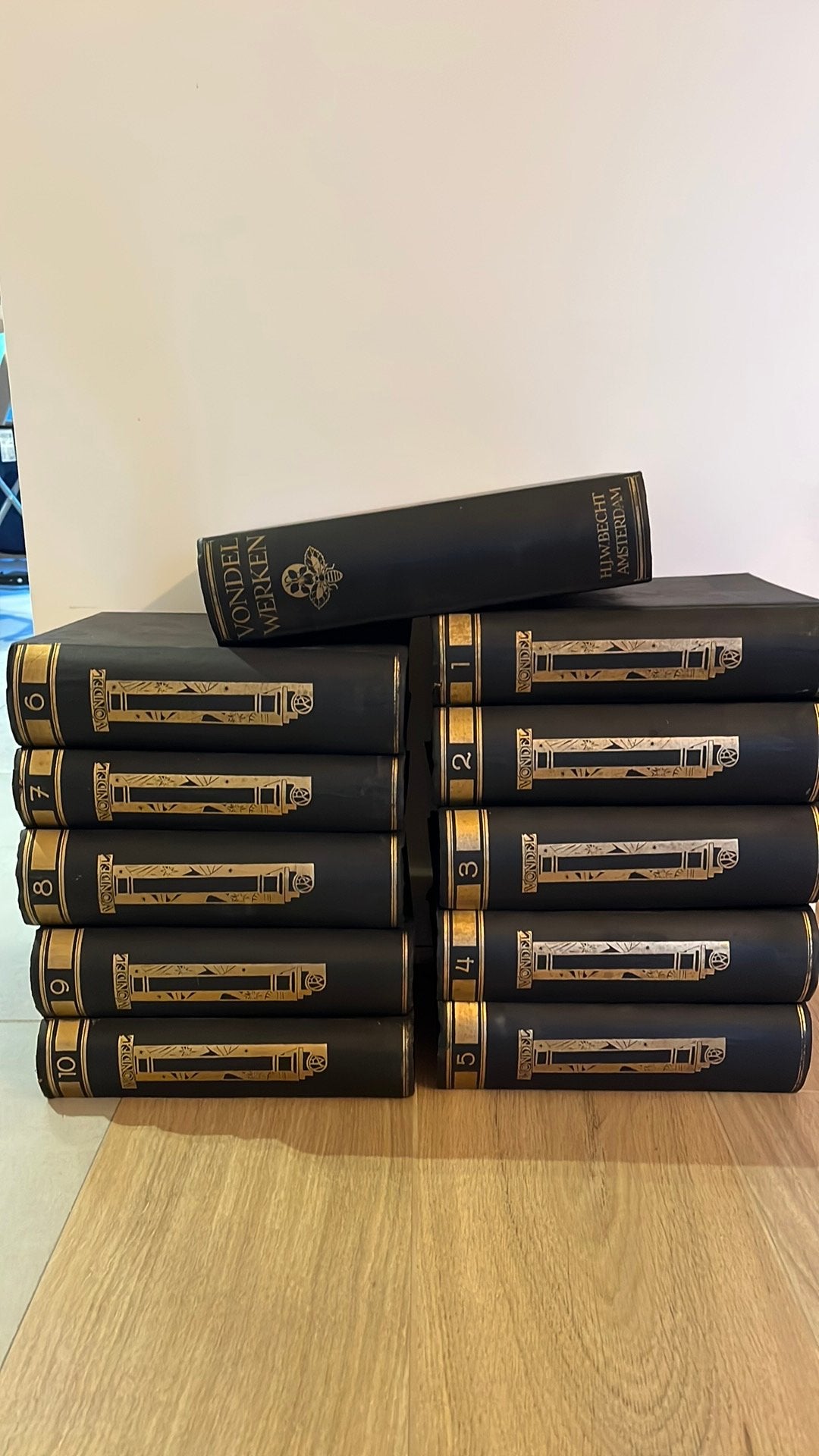10 delige reeks "De werken van Vondel" + extra uitgave, Boeken, Encyclopedieën, Complete serie, Overige onderwerpen, Ophalen, Gelezen