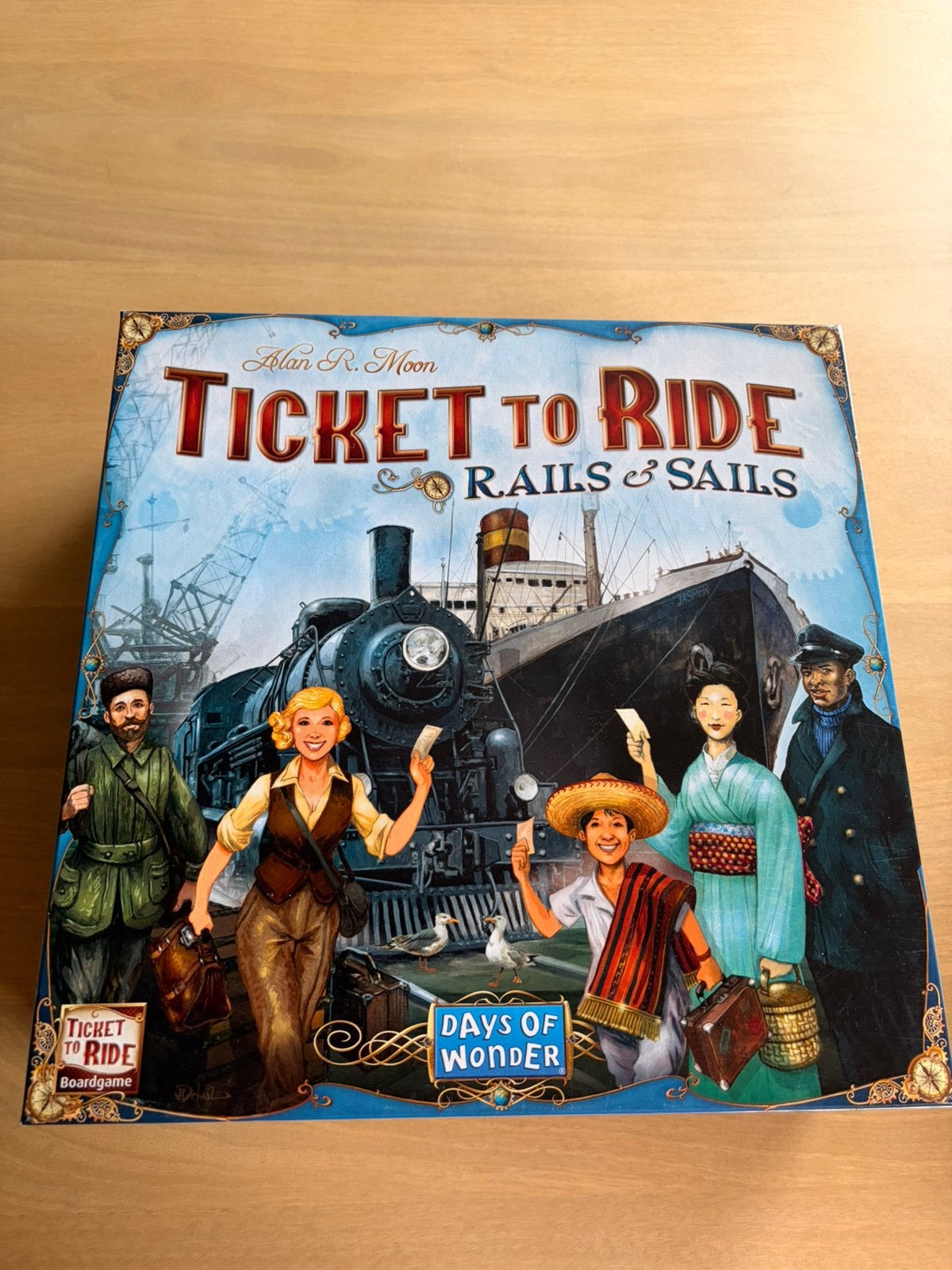 Ticket To Ride Rails&Sails, Hobby en Vrije tijd, Vijf spelers of meer, Ophalen of Verzenden, Zo goed als nieuw