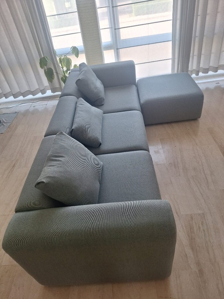 Fauteuil et pouf HAY, 250 à 300 cm, Banc droit, Scandinavisch, Comme neuf