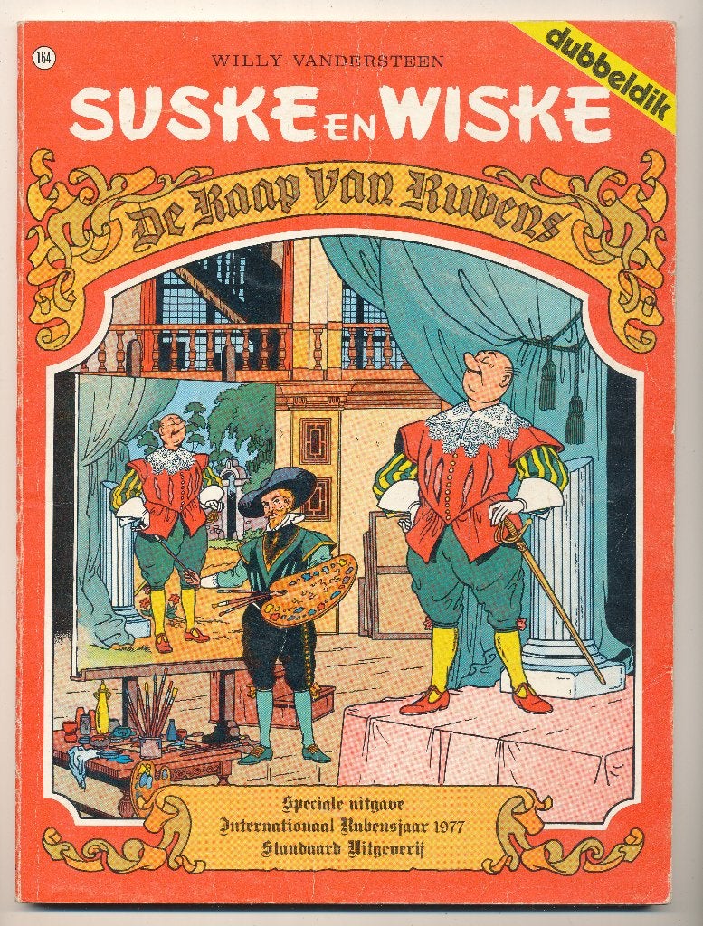 164 Suske en Wiske 1977 - De raap van Rubens ( 1' druk ), Gelezen, Willy Vandersteen, Eén stripboek, Ophalen of Verzenden