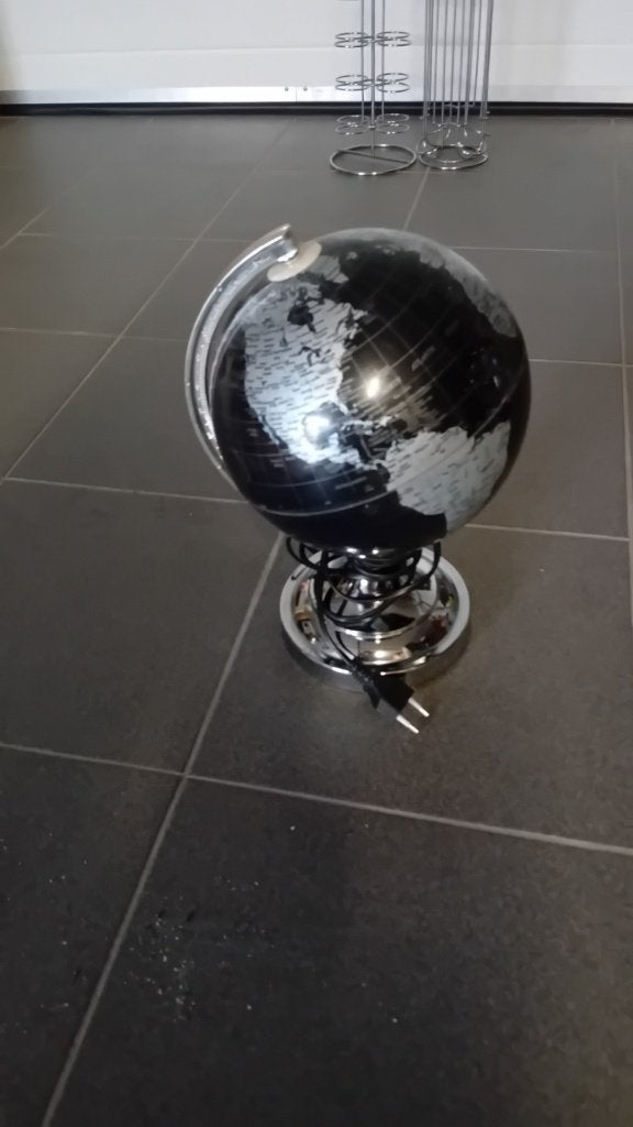 wereldbol, Ophalen, Verlicht, Zo goed als nieuw