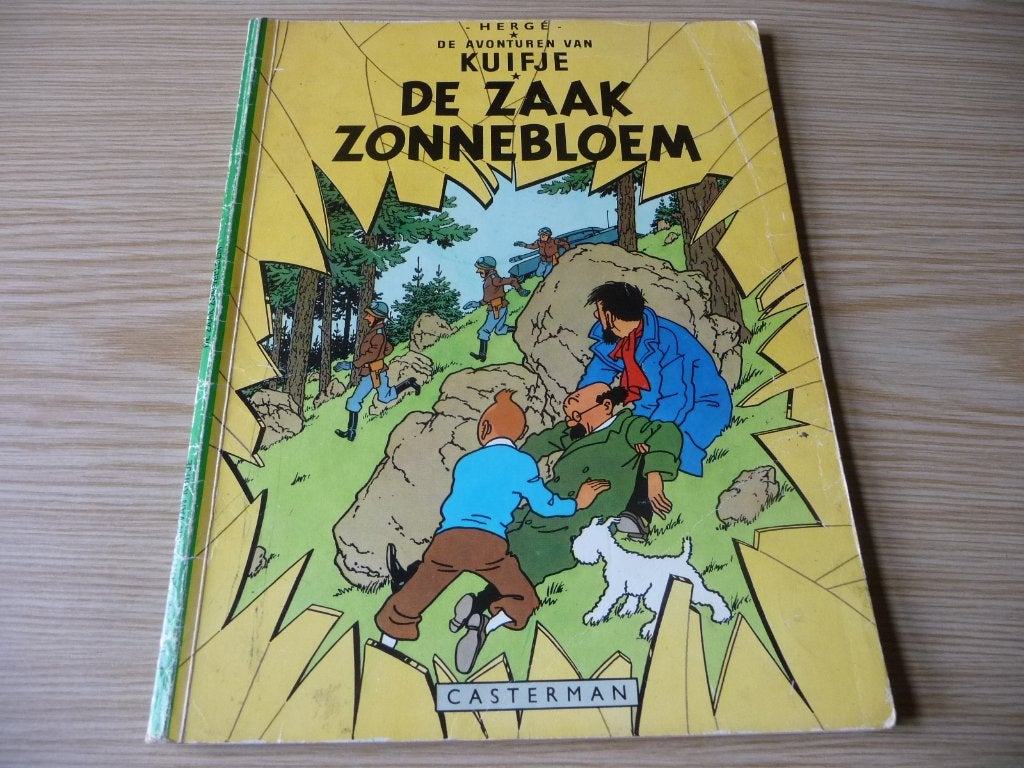 Kuifje - 18. De zaak Zonnebloem - 1967 - € 3, Boeken, Eén stripboek, Ophalen of Verzenden, Zo goed als nieuw, Hergé