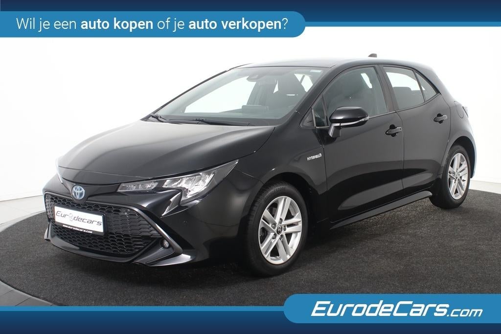Toyota Corolla 1.8 Hybrid *1ste eigenaar*Navigatie*Park Ass*, Stof, 4 cilinders, Corolla, Zwart