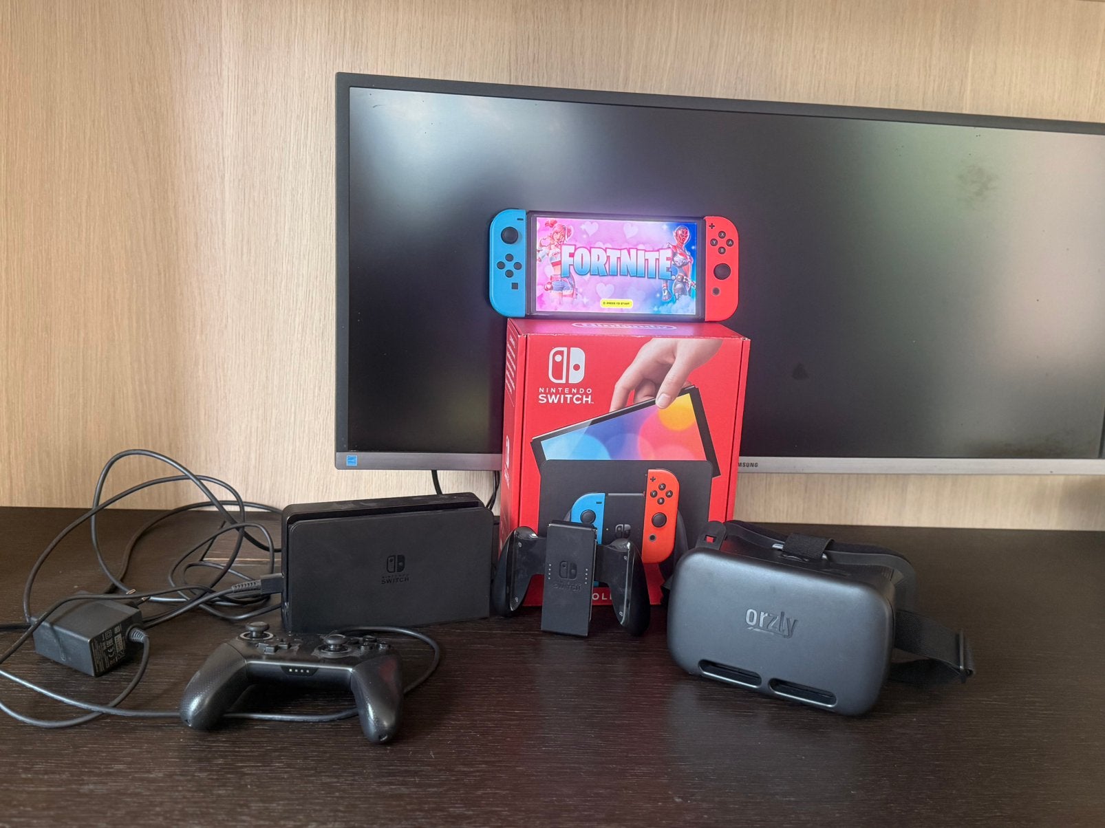 Nintendo OLED (zo goed als nieuw met spelletjes), Ophalen of Verzenden, Zo goed als nieuw