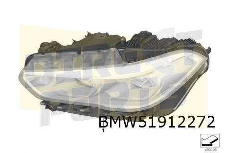 BMW X6/X5 Koplamp Rechts adaptief LED OES! 63119850418, -, Verzenden, -, Nieuw