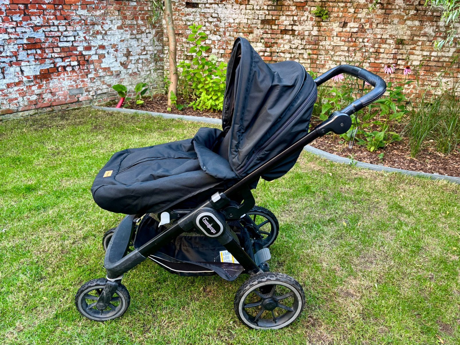 Emmaljunga NXT90 Flat kinderwagen + veel accessoires, Kinderen en Baby's, Ophalen, Gebruikt, Overige merken, Zonnekap