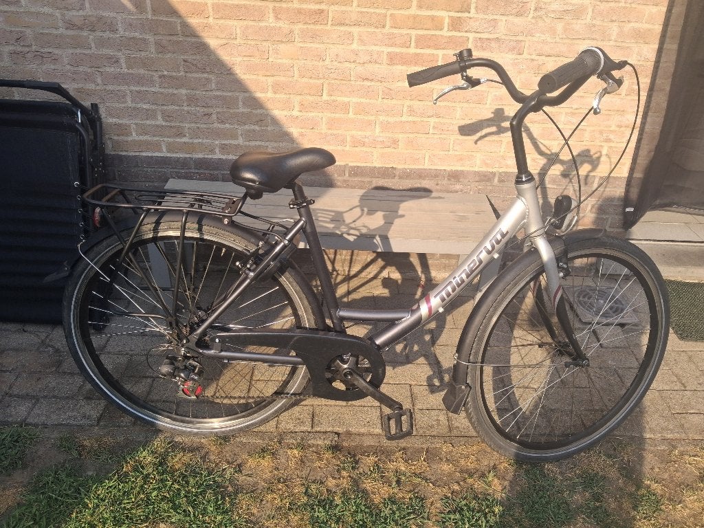 Fiets minerva, Fietsen en Brommers, Gebruikt, Velgrem, 47 tot 50 cm, Ophalen