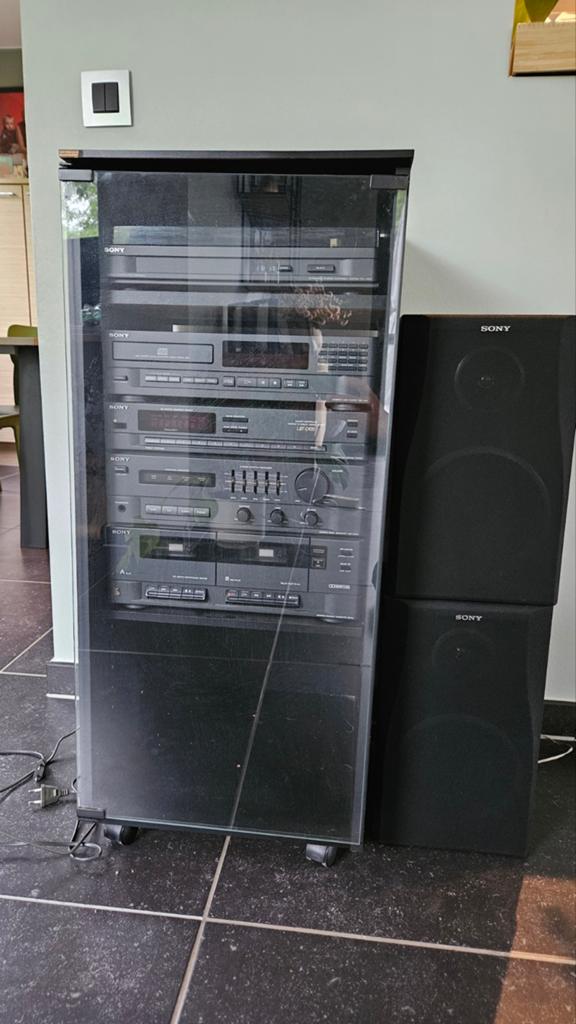 Vintage Sony LBT-D105 Midi HiFi Stereoset met Originele Audi, Audio, Tv en Foto, Stereoketens, Ophalen