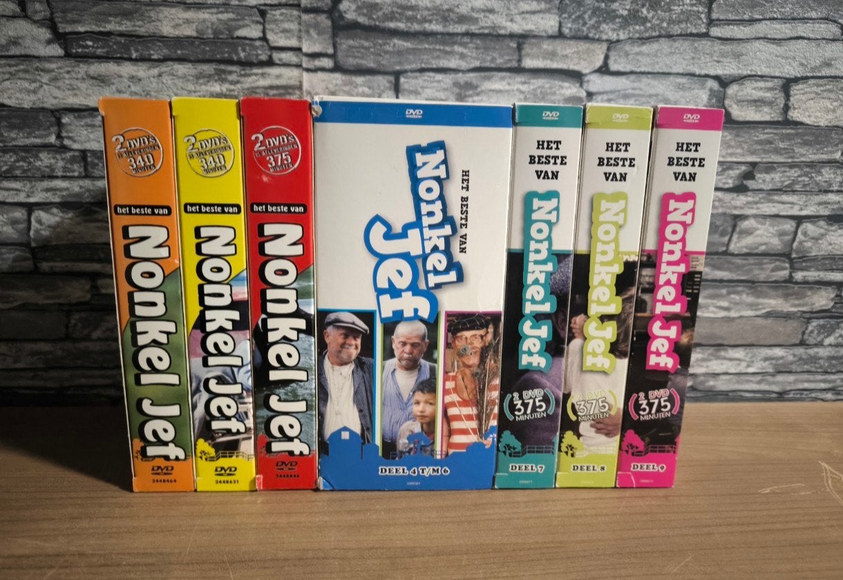 Volledige dvd collectie van nonkel Jef, Enlèvement ou Envoi