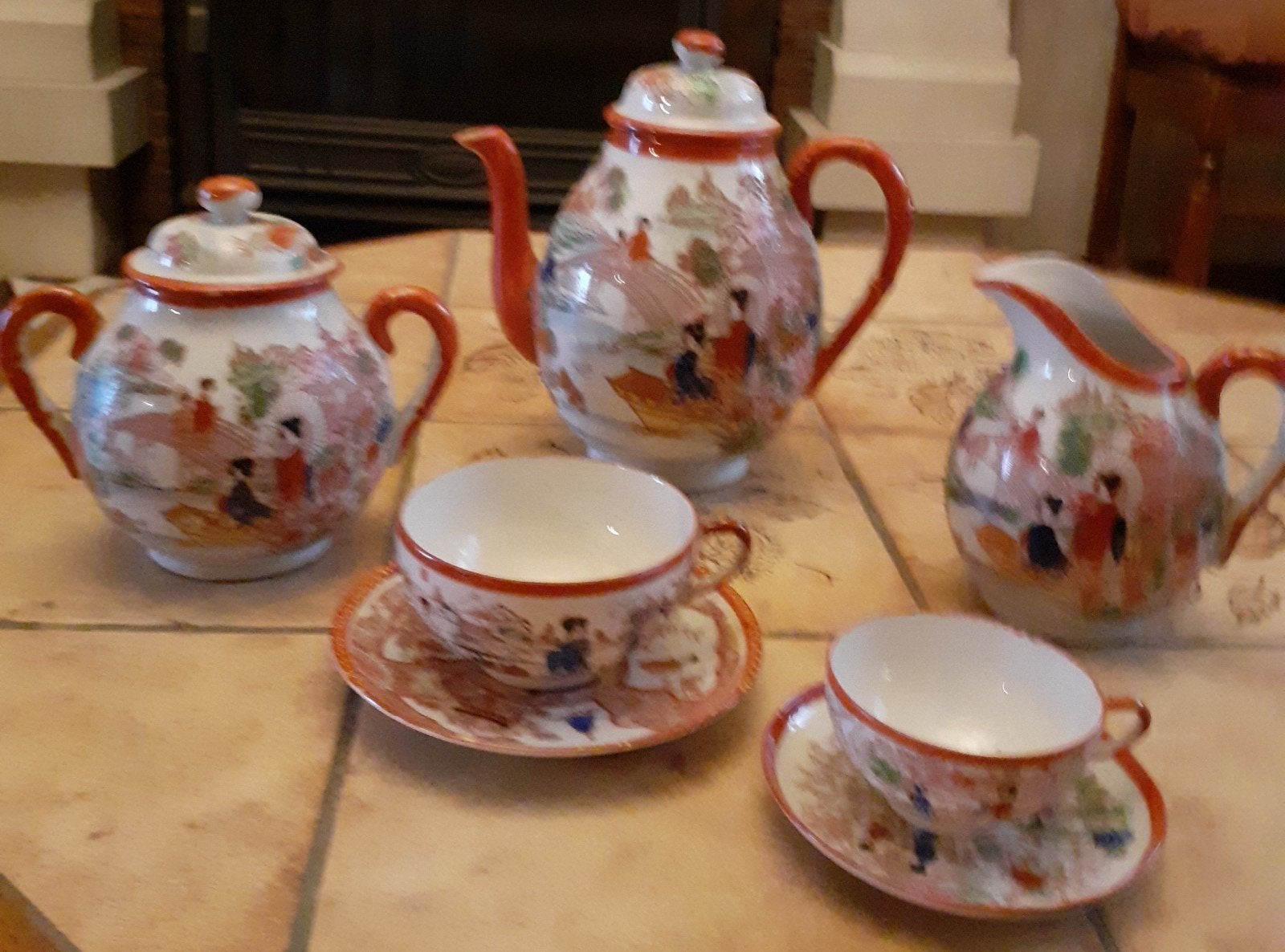 Chinees koffieset EN theeservies, Ophalen