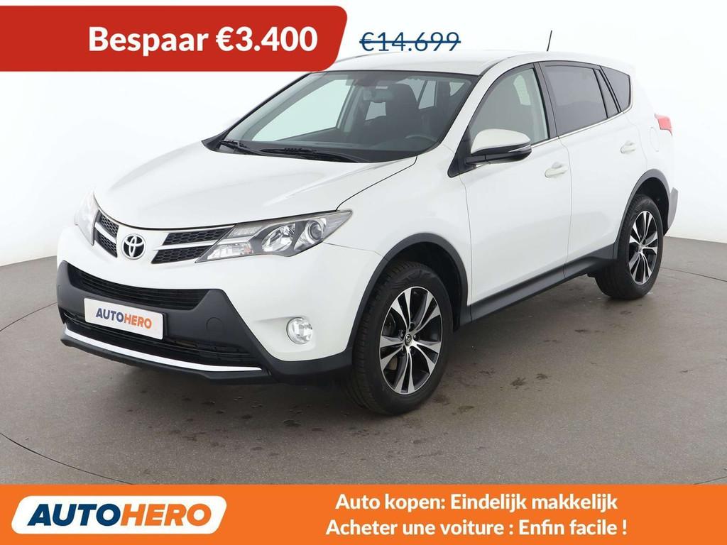 Toyota RAV4 2.0 D-4D Active (bj 2014), Auto's, Voorwielaandrijving, Stof, Gebruikt, Zwart
