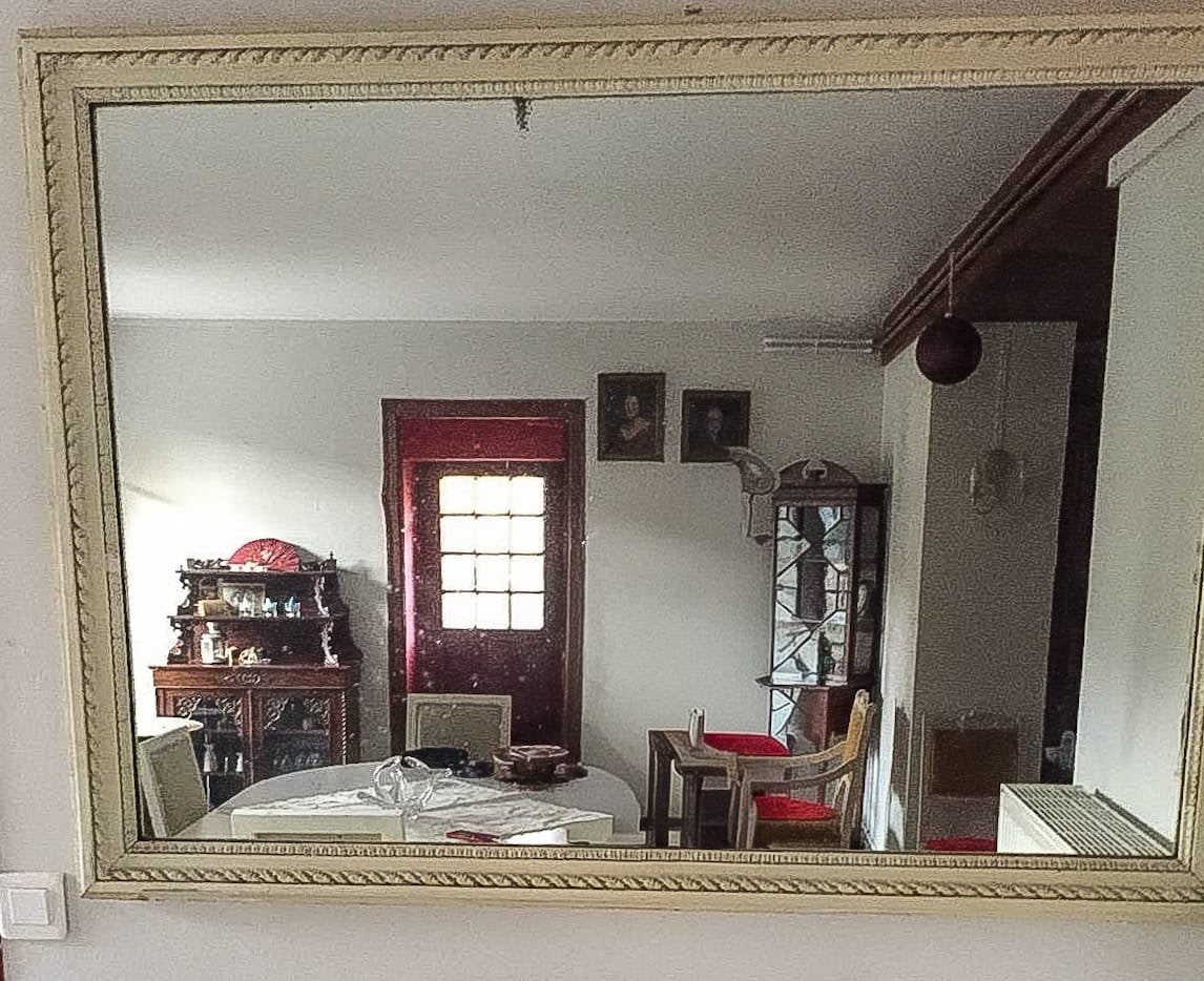 Miroir de grand taille ancien, Huis en Inrichting, Ophalen, Gebruikt