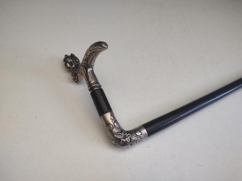 Wandelstok met speciale zilveren handgreep, Verzenden
