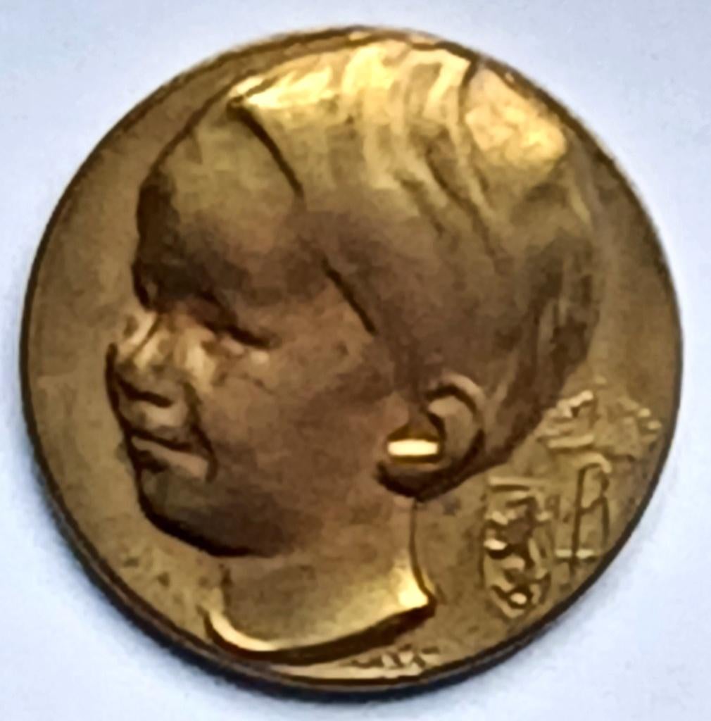 medaille boudewijn expo 1935 brussel bruxelles, Ophalen of Verzenden, Overige materialen