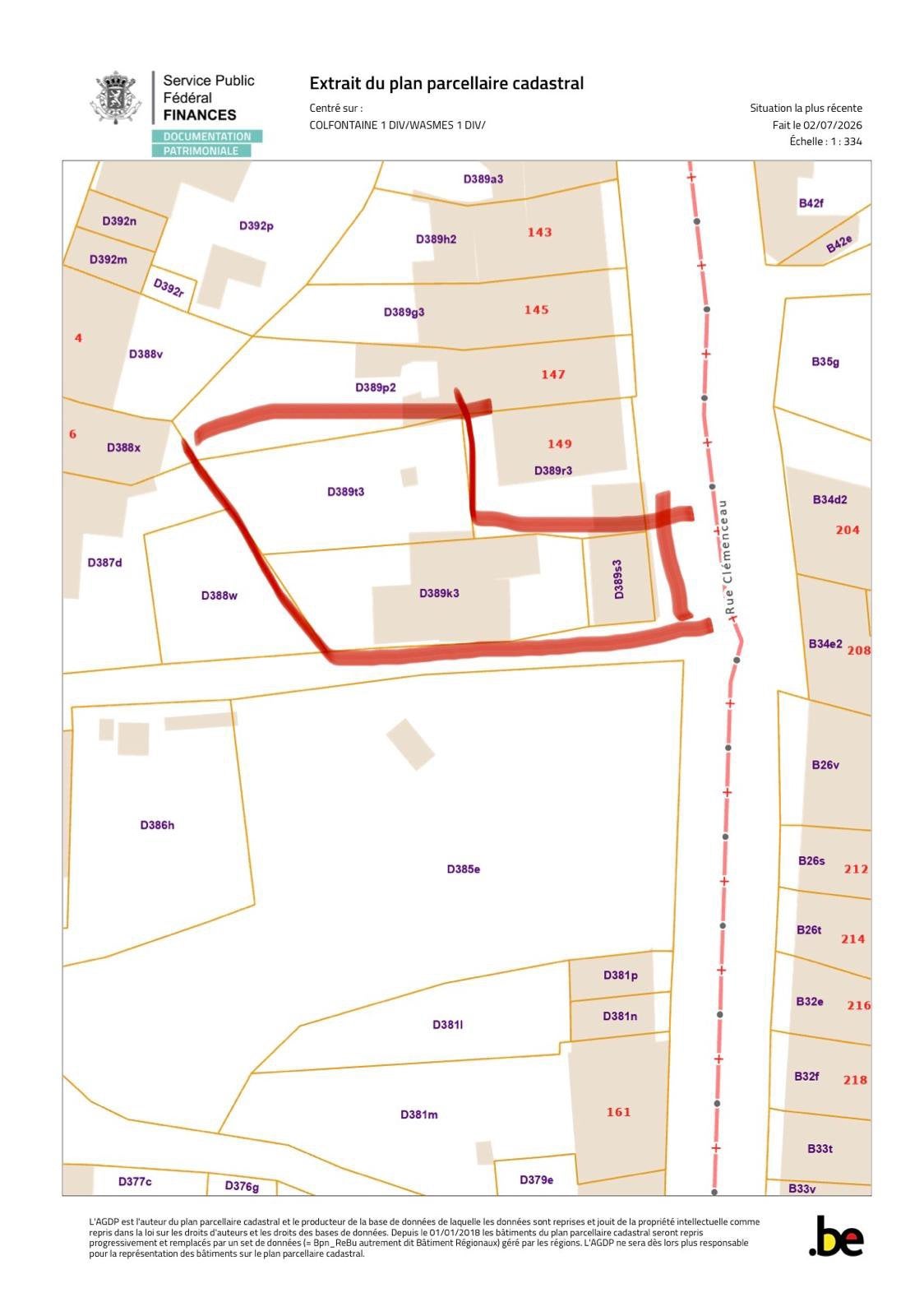 Maison + 2 garages, Province de Hainaut
