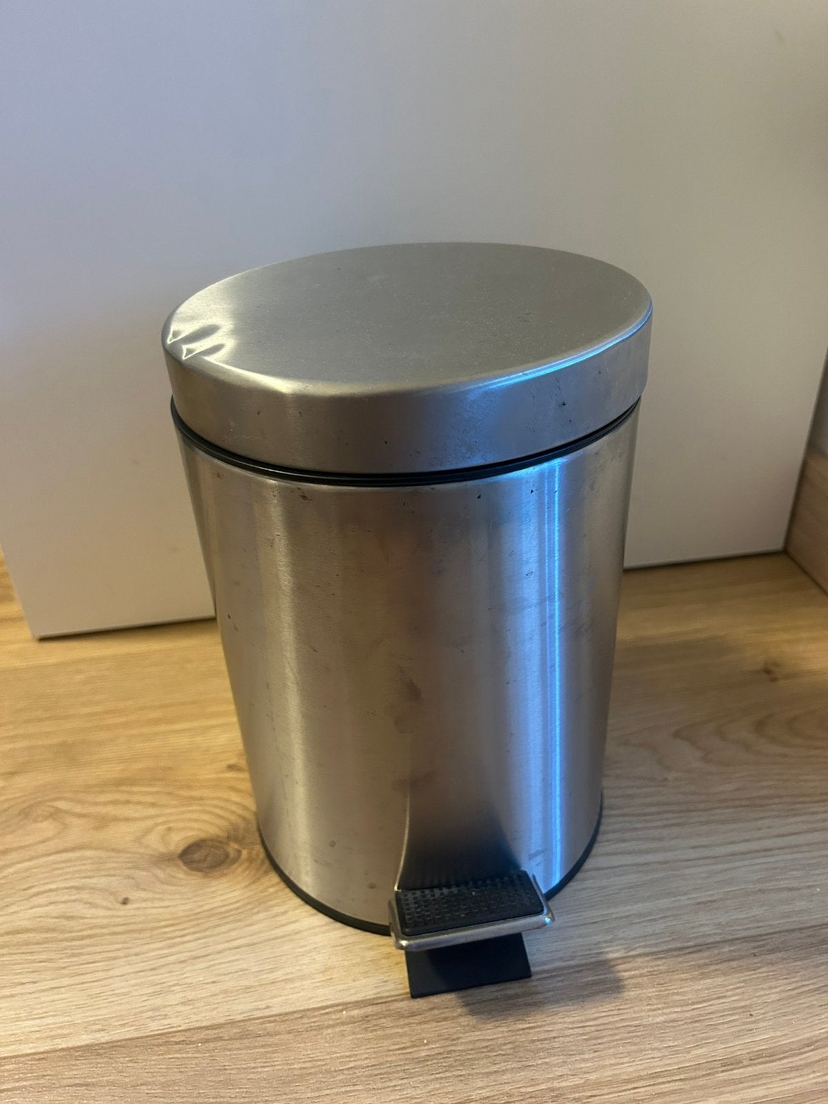 Klein vuilbakje zilver, Enlèvement, Utilisé