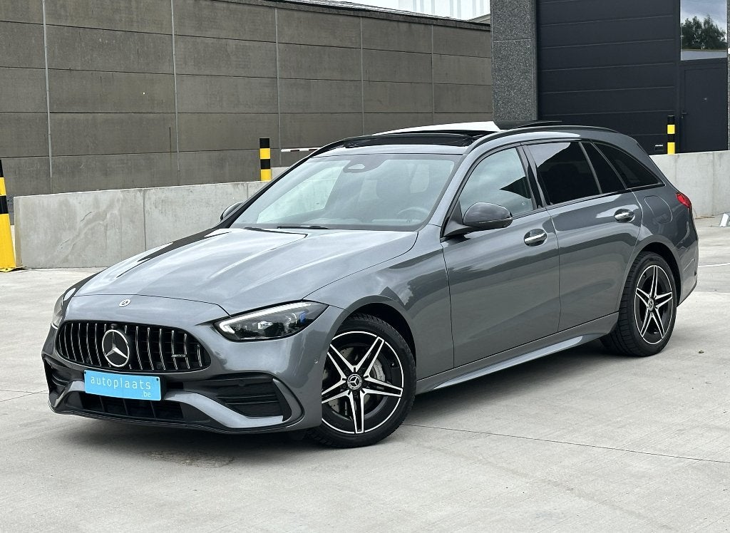 Mercedes C 300e 71315km AMG Sportpakket 2023 Panorama HeadUp, Auto's, Automaat, Dealer onderhouden, 15 g/km, Lane Keeping Assist