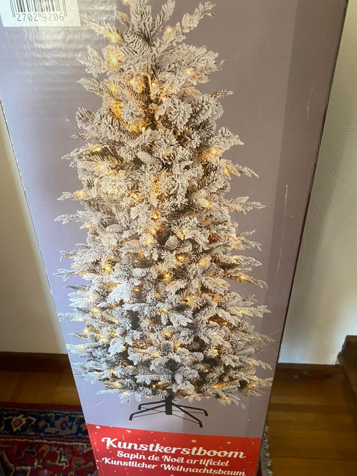Kerstboom, Huis en Inrichting, Ophalen, Zo goed als nieuw, Wit