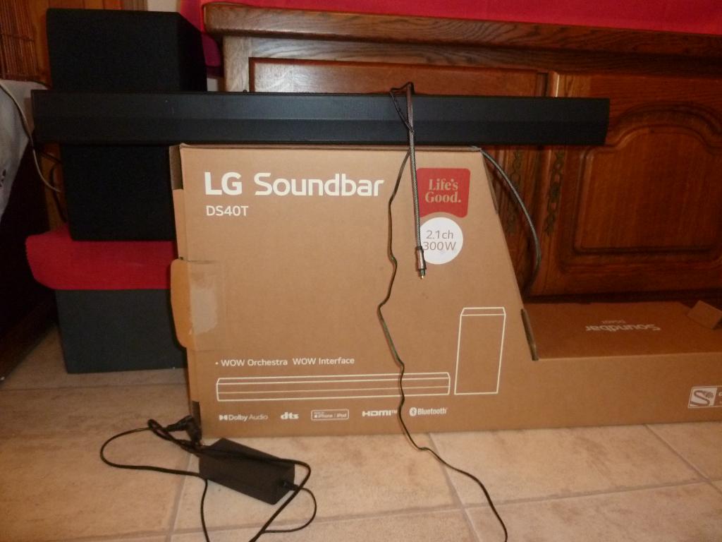 BARRE DE SON, Ophalen, Met externe subwoofer, Nieuw