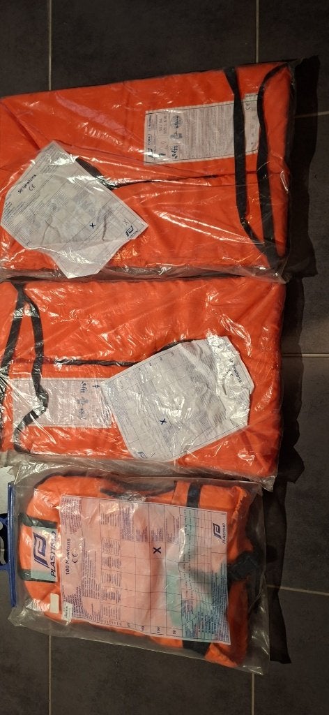Reddingsvesten Plastimo nieuw, maat : 100, 50 N (2x), Watersport en Boten, Ophalen, Nieuw, Reddingsvest of Zwemvest