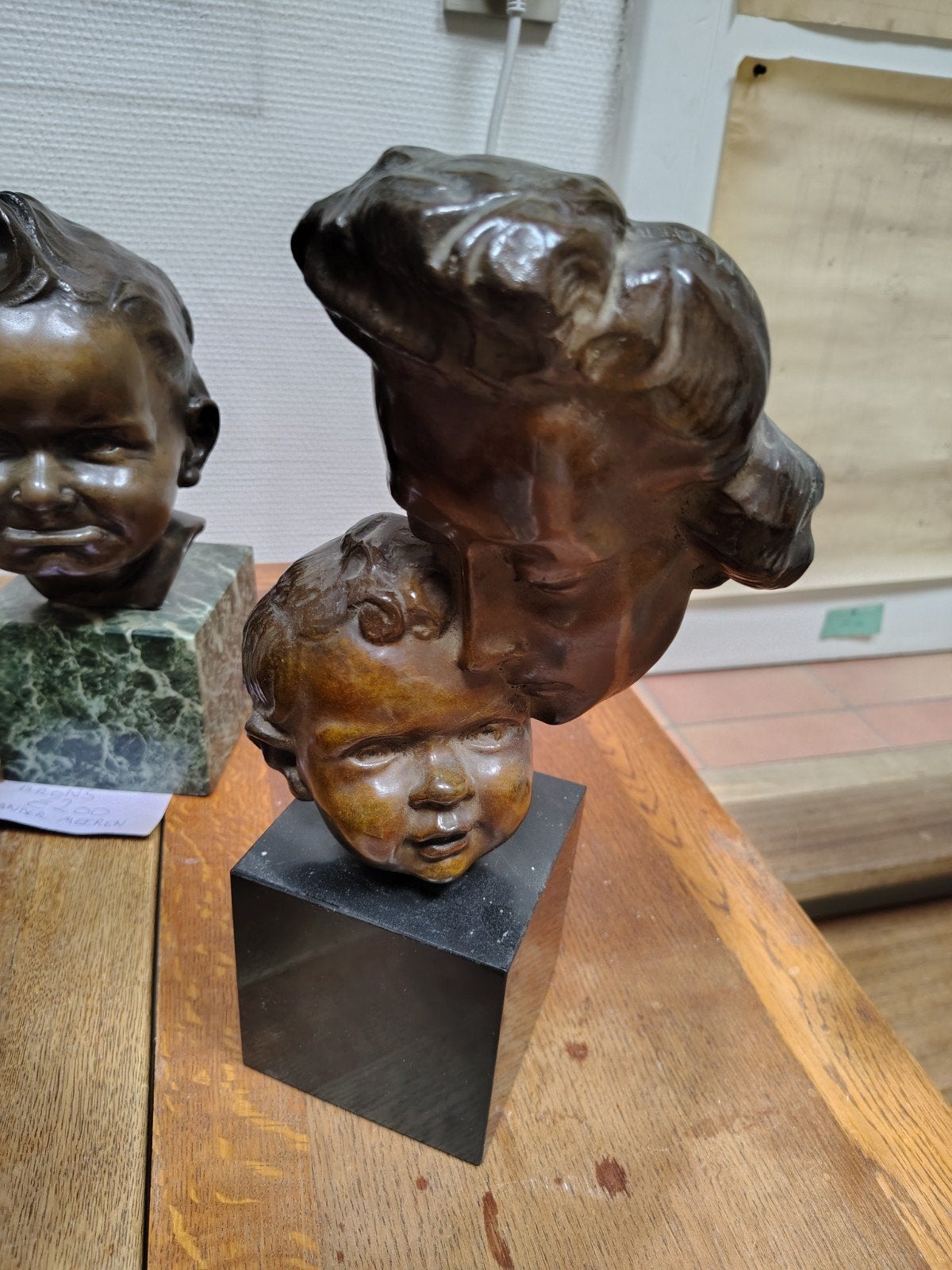 Brons Moeder en Kind Maurice Vander Meeren Tielt, Ophalen of Verzenden, Brons