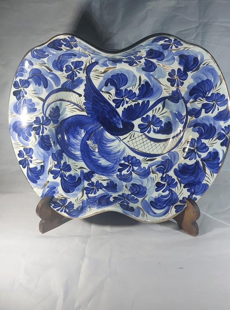 Assiette décorative en céramique Hubert Bequet 35 cm, Antiquités & Art, Antiquités | Céramique & Poterie, Enlèvement ou Envoi