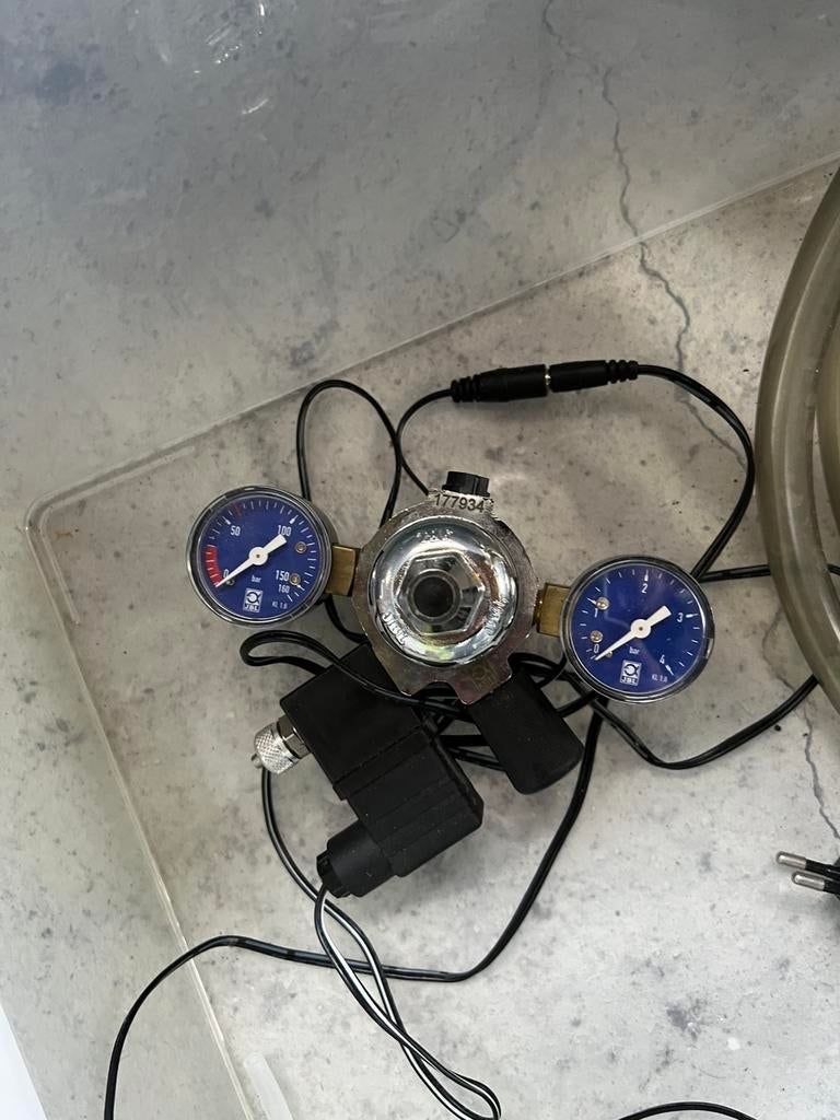 JBL CO2 drukregelaar + magneetventiel, Enlèvement, Comme neuf, JBL