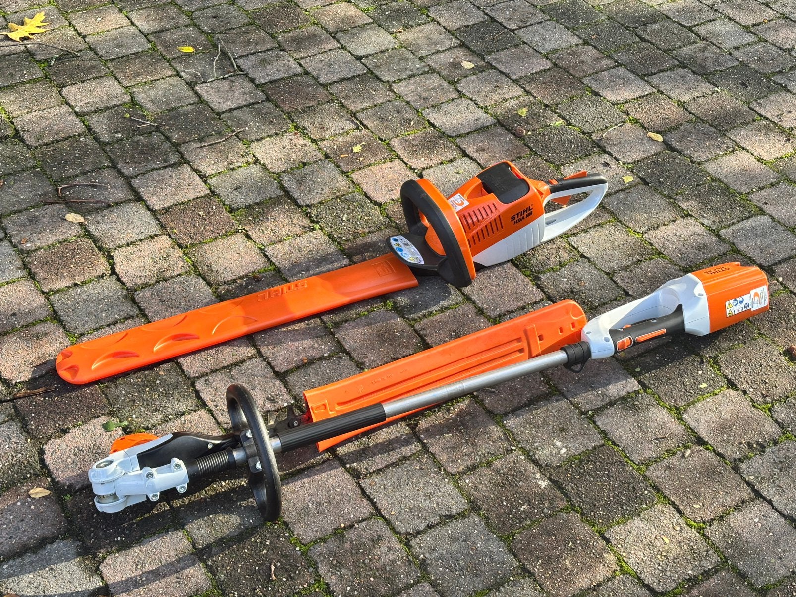 Stihl accu haagschaar en stokhaagschaar, Ophalen of Verzenden, Zo goed als nieuw, Accu