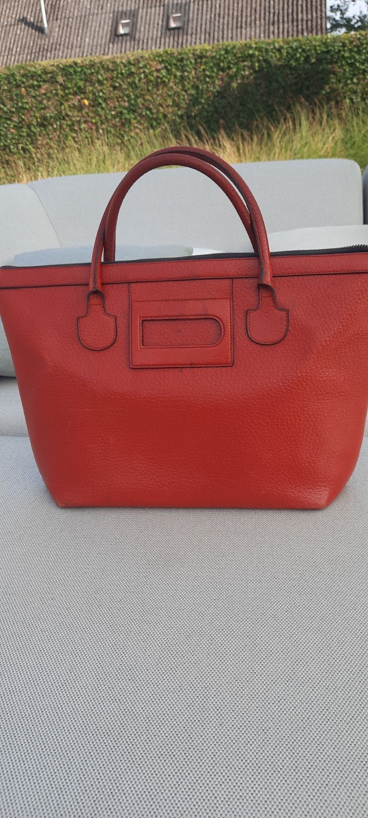 Delvaux handtas rood, Ophalen of Verzenden, Rood, Handtas