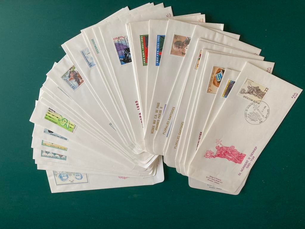 FDC’s België, Postzegels en Munten, Postzegels | Europa | België, Ophalen of Verzenden