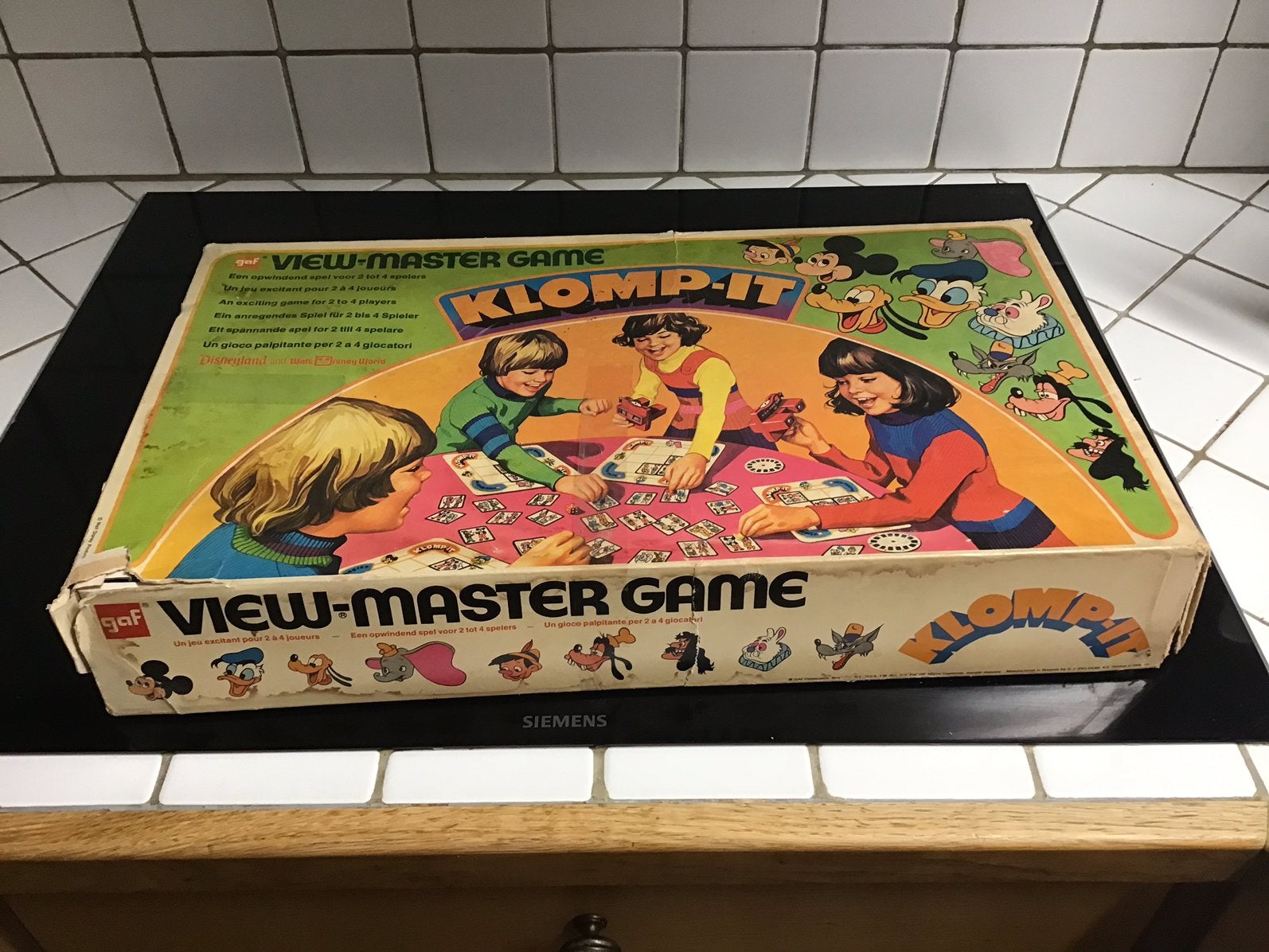 Vintage viewmastergame Klomp-it Walt Disneyproduction, Ophalen of Verzenden, Gebruikt