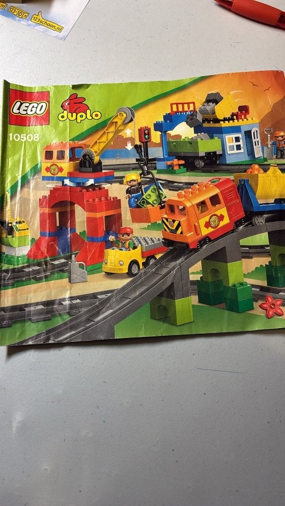 Lego Duplo : Luxe spoorset, Kinderen en Baby's, Ophalen, Gebruikt, Duplo, Inclusief instructies