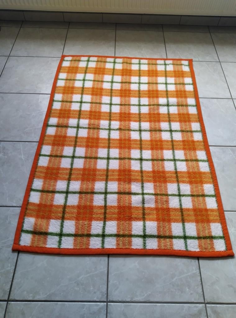 Vintage AaBe keurdeken van dralon, Autres dimensions, Enlèvement ou Envoi, Utilisé, Couverture ou Couette