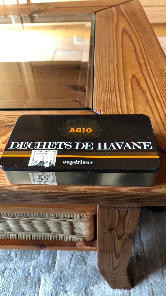 Metalen Agio Dechets de Havane doosje, Enlèvement ou Envoi, Utilisé