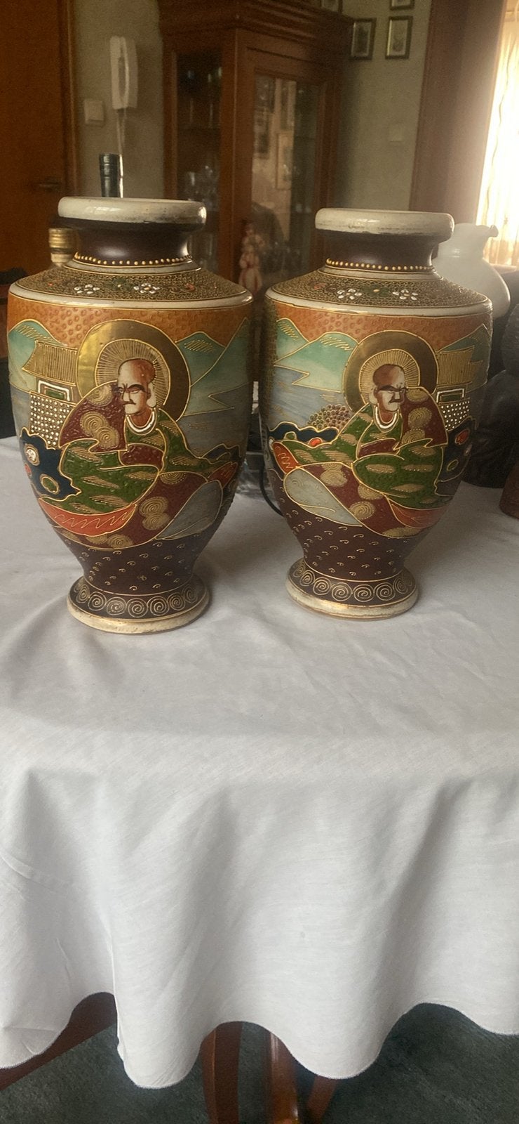 2 Chinese vazen, Antiek en Kunst, Ophalen of Verzenden