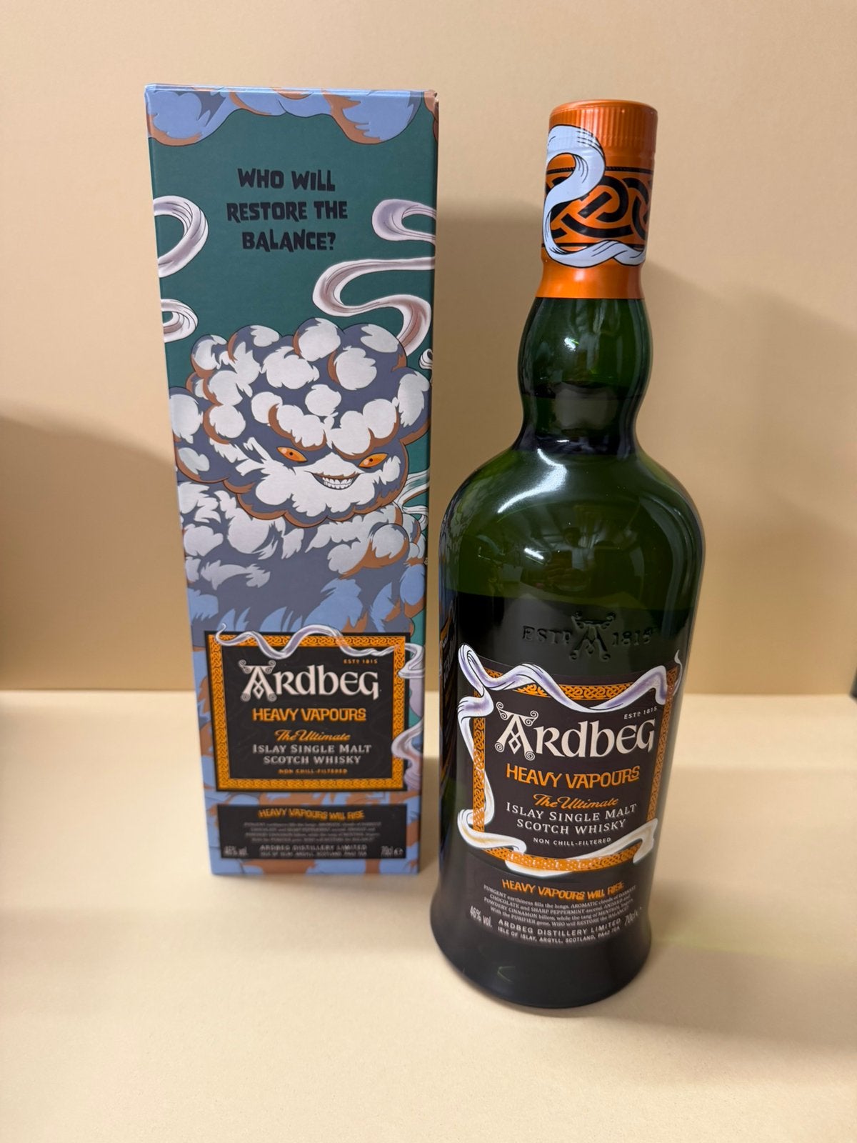 Ardbeg Heavy vapours, Verzamelen, Ophalen, Zo goed als nieuw