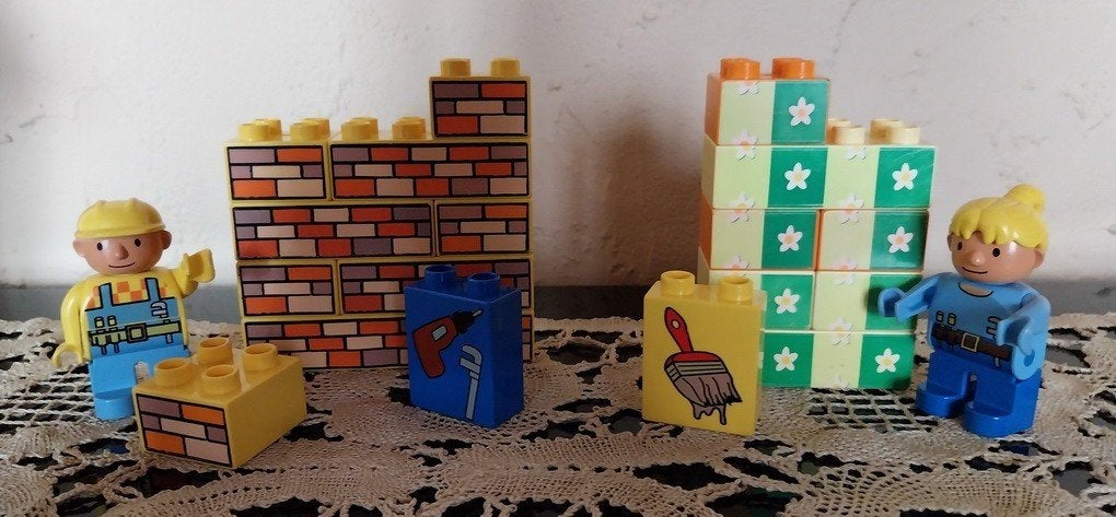 Duplo, Bob de Bouwer en Wendy, 2 uitbreidingssetjes, Enlèvement ou Envoi, Comme neuf, Duplo