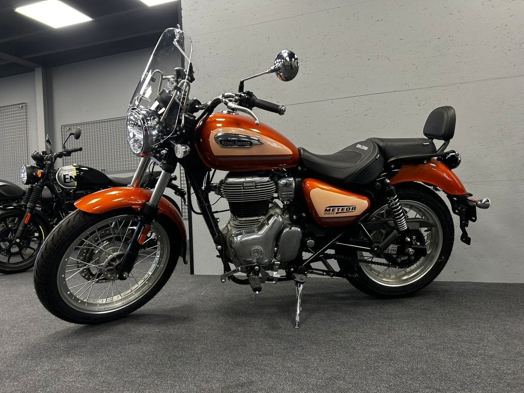Royal Enfield Meteor 350 Sundowner Orange, Nieuw, Bedrijf, Overig, Minimaal motorrijbewijs A2
