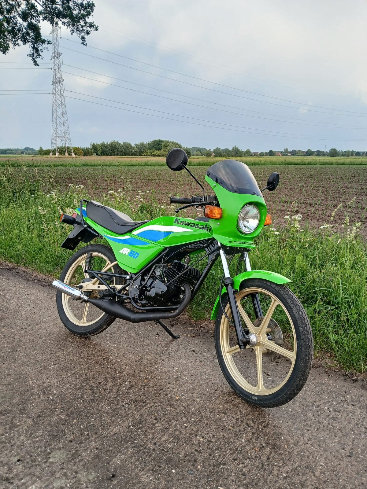 Kawasaki AR 50, Fietsen en Brommers, Brommers | Oldtimers, Ophalen, Klasse B (45 km/u), 5 versnellingen