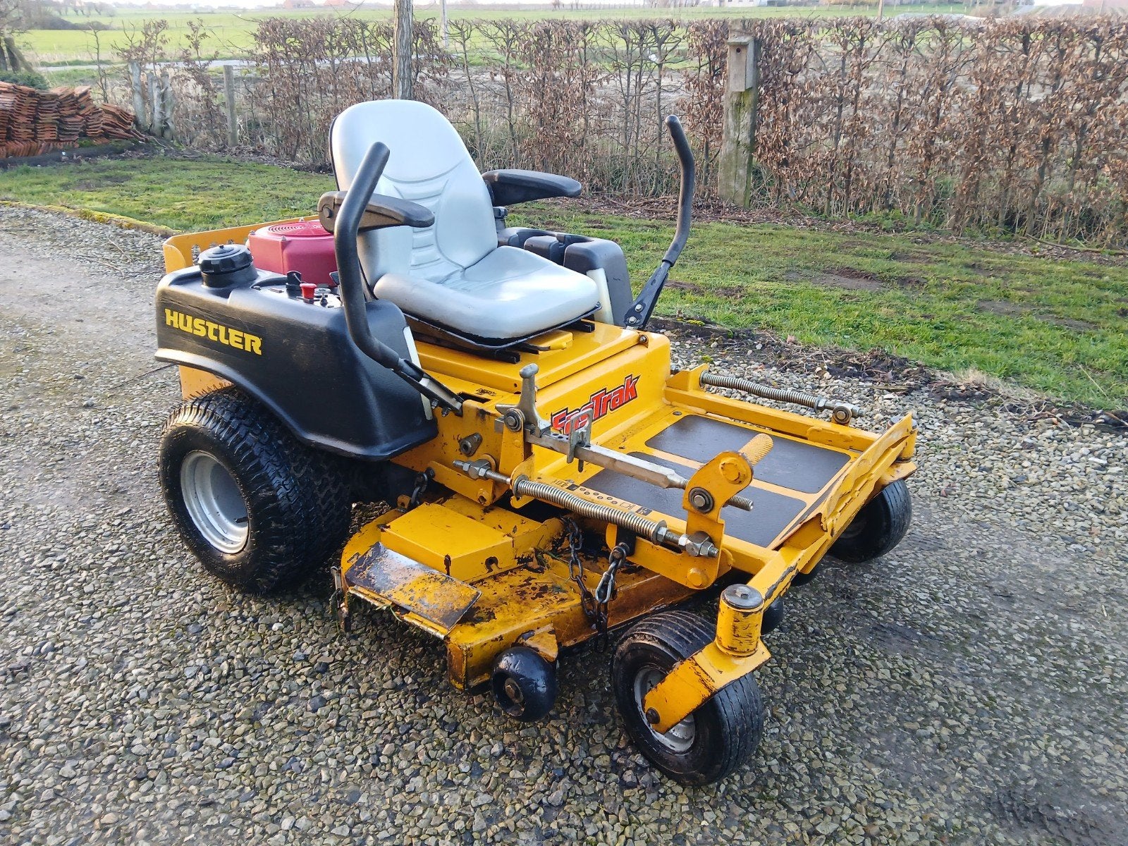 Hustler Fastrak Zero Turn Honda, Enlèvement ou Envoi, 120 cm ou plus, Utilisé, Fonction de mulching