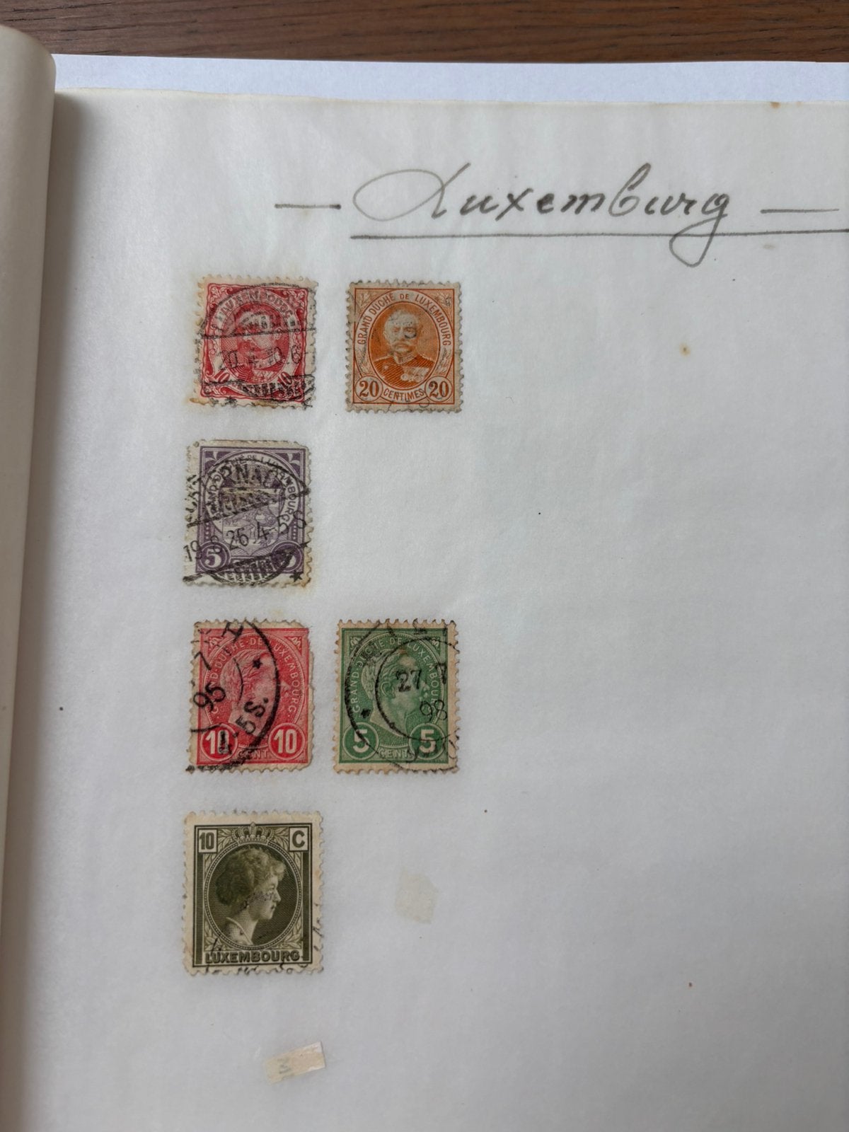 Oude postzegels Luxemburg, Ophalen of Verzenden