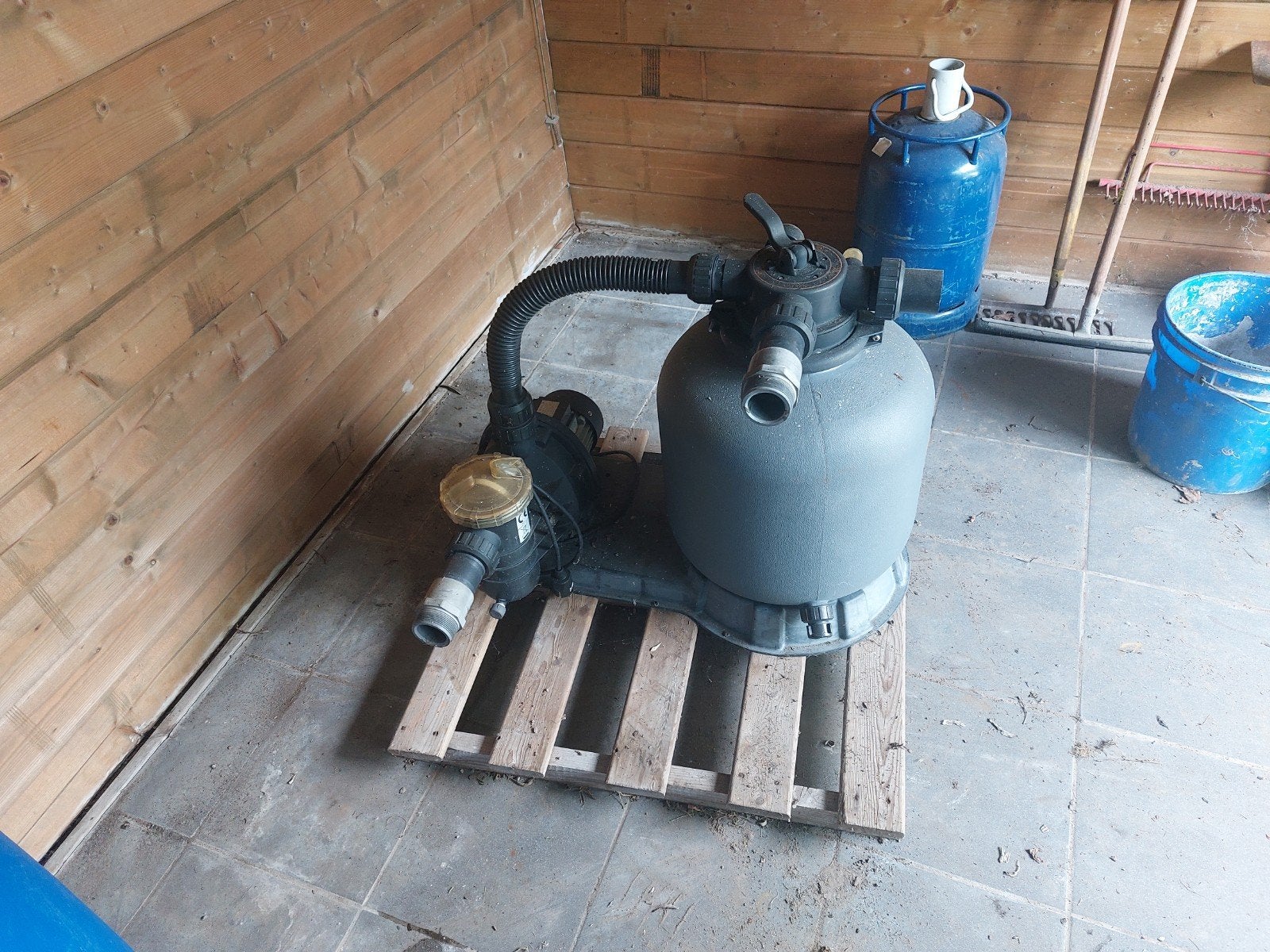 Zwembad waterfilter met pomp, Enlèvement, Filtre