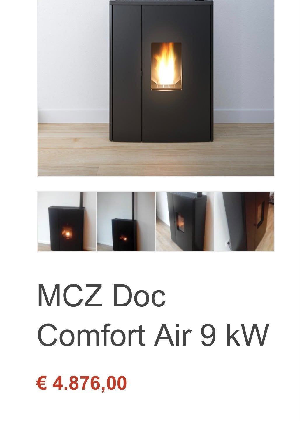 Poêle à granulés MCZ Doc 9 kW avec WiFi et système de canali, Enlèvement, Poêle à granulés