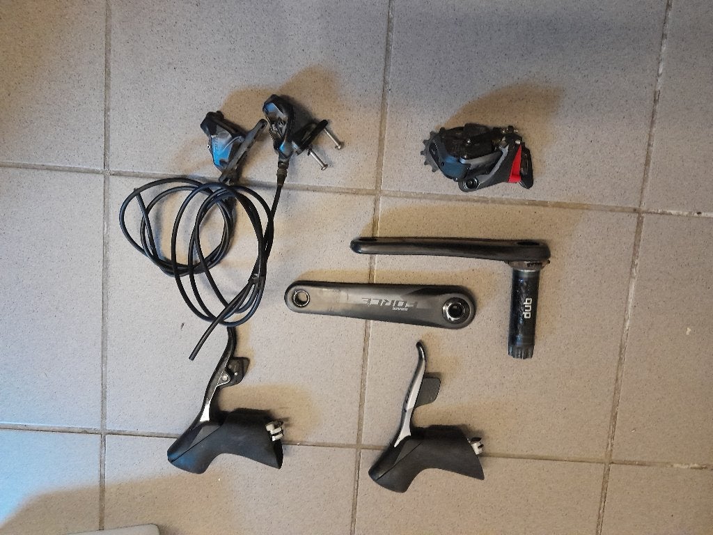 sram axs mini groep sram, Fietsen en Brommers, Fietsonderdelen, Gebruikt, Ophalen of Verzenden, Carbon, Derailleur of Ketting